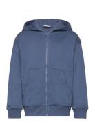 Sweater Hoodie W Zip Lindex Navy