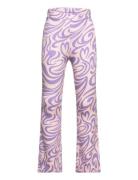 Leggings Soft Flare Aop Young Lindex Purple