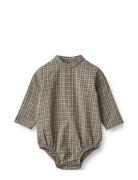 Romper Shirt Victor Wheat Green