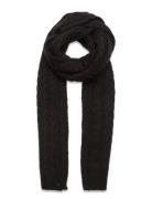 Cable-Knit Scarf Lauren Ralph Lauren Black