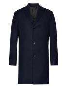 Recycled Wool Cashmere Coat Calvin Klein Navy