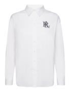 Relaxed Fit Stretch Cotton Shirt Lauren Ralph Lauren White