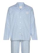 Check Pajama Set Shirt And Pants GANT Blue