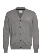 Classic Cotton V-Cardigan GANT Grey