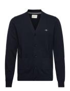 Classic Cotton V-Cardigan GANT Navy