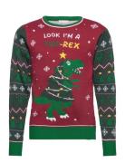 The Tree-Rex Sweater Kids Christmas Sweats Patterned