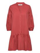 Mschlynella Cenilla 3/4 Dress MSCH Copenhagen Red