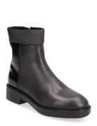 Rubber Sole Ankle Boot Lg Wl Calvin Klein Black