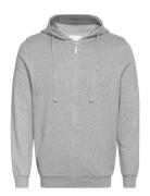 Ask Regular Zip Hood Kangaroo Badge Knowledge Cotton Apparel Grey