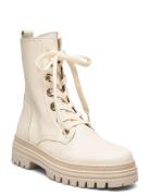 Laced Ankle Boot Gabor Beige