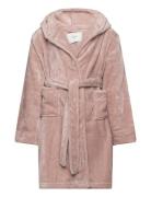 Rhflurry Hooded Fleece Robe Rosemunde Kids Pink