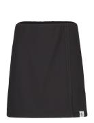 Tab Split Rib Midi Skirt Calvin Klein Jeans Black