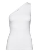 Cotton Modal Shoulder Tank Calvin Klein White