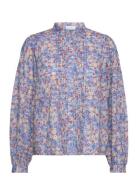 Blouse Claire With Print Lindex Blue