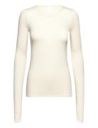 Hillevi Cashmere Top Swedish Stockings White