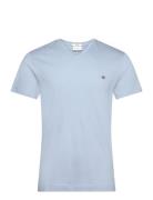 Slim Shield V-Neck T-Shirt GANT Blue