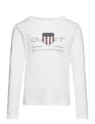 Archive Shield Ls T-Shirt GANT White