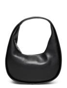 Leather-Effect Shoulder Bag Mango Black
