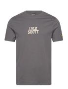 Varsity Embroidery T-Shirt Lyle & Scott Grey