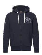 Athletic Coll Graphic Ziphood Superdry Navy