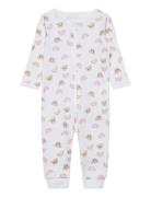 Nbfnightsuit Zip Orchid Pink Teddy Noos Name It White