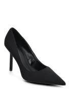 Pointed Toe Heel Shoes Mango Black