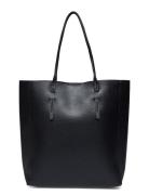 Leather-Effect Shopper Bag Mango Black