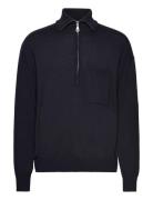 Tom Half-Zip Merino Sweater Lexington Clothing Navy