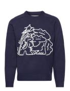 Taikan By Joshua "Frogs" Knit Sweater-Navy Taikan Navy