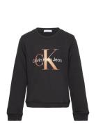 Bronze Monogram Cn Sweatshirt Calvin Klein Black