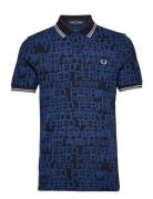 Graphic Text Fp Shirt Fred Perry Navy