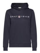 Reg Printed Graphic Hoodie GANT Blue