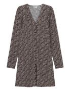 Ellen Ls Short Dress Once Untold Black