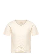 T-Shirt Ss Rib Creamie White