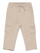 Cotton Jogger-Style Trousers Mango Beige
