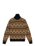Bearclaw Turtle Neck Sweater J. Lindeberg Brown