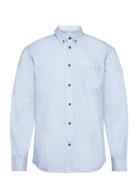 Akkonrad L/S Poplin Shirt Noos Anerkjendt Blue