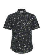 Cfanton Ls Aop Dot Shirt Casual Friday Navy