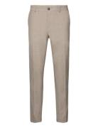 Slhslim-Liam Sand Check Trs Flex Noos Selected Homme Beige