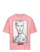 Nkfjabb Justinbieber Ss Boxy Top Box Unv Name It Pink