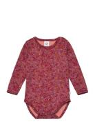 Petit Blossom L/S Body Müsli By Green Cotton Red
