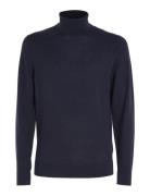 Superior Wool Turtle Neck Calvin Klein Navy