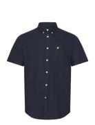 Short Sleeve Oxford Shirt Lyle & Scott Navy