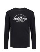 Jjforest Tee Ls Crew Neck Jnr Jack & J S Black