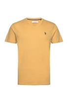 Uspa T-Shirt V-Neck Cem Men U.S. Polo Assn. Yellow