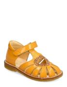 Sandals - Flat - Closed Toe - ANGULUS Orange