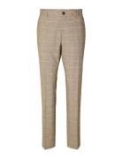 Slhslim-Oasis Sand Check Trs Selected Homme Beige