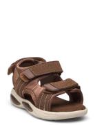 Sandal Velcro W. Lights En Fant Brown