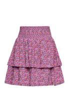 All Over Printed Flower Skirt Tom Tailor Pink