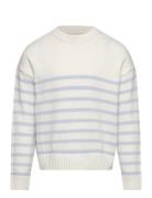 Striped Cotton-Blend Sweater Mango Patterned